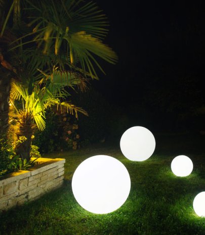 Boule luminueuse LED IP68 Ø 40 cm
