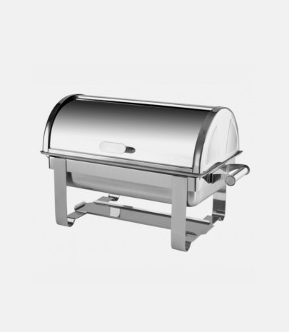 Chafing dish couvercle Roll-Top