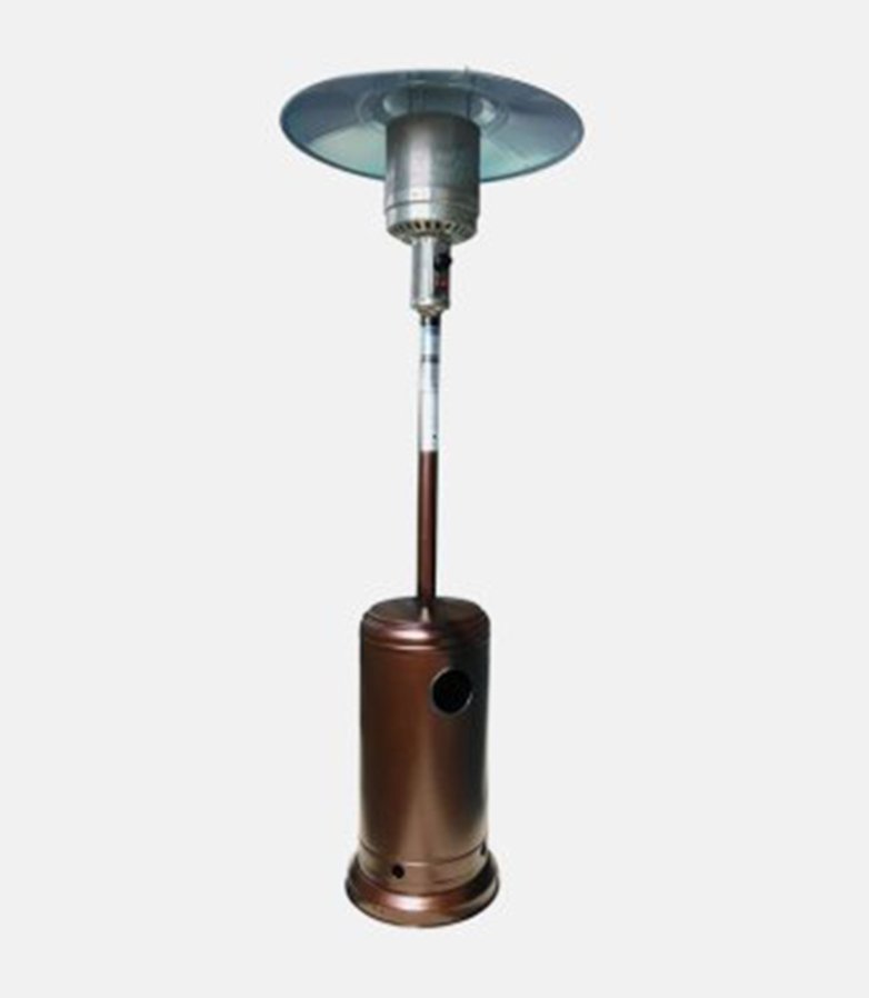 Chauffage gaz parasol marron