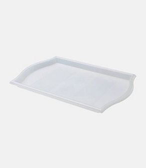 10245 Plateau caféteria Blanc opaque 52 x 35 cm