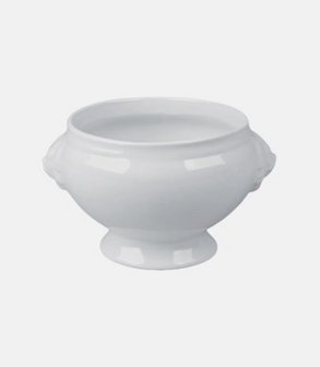 Soupière porcelaine 22 cm 2,6 l ac couvercle<br> malta tête de lion