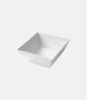 Saladier porcelaine carré Symphony<br> 24 x 24 cm H 8,5 cm 4 Litres