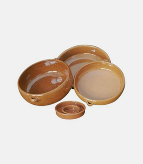 Plat en grès Ø 26 cm H 10 cm 3.8 litres