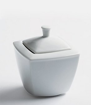 Sucrier porcelaine avec couvercle Melbourne<br> 30cl