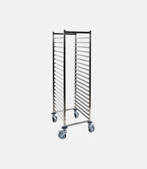 Chariot echelle gastro GN2/1 20 niveaux<br> (sans grilles)