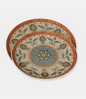 Plat en grès Marrakech Ø 31 cm