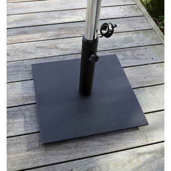  Pied parasol carré métal 10 kg 