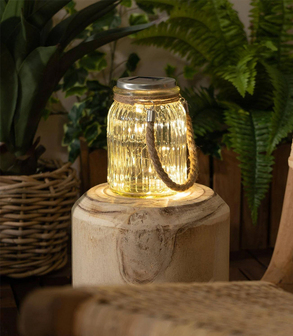 Bocal lumineux sur batterie blanc chaud froid