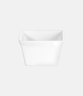 Bol porcelaine carré Alforno10 cm H 6 cm  200<br> 250° C (par 15)