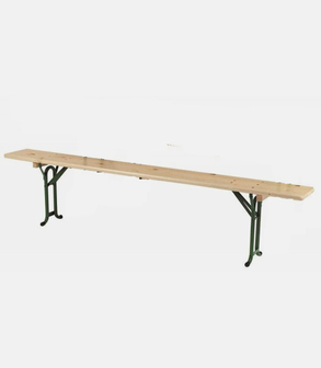 Banc Pliant Brasserie 220 x 25 cm H 48 cm<br> 4 personnes
