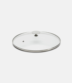 COUV VERRE32 Couvercle verre Ø 32 cm avec pontet inox