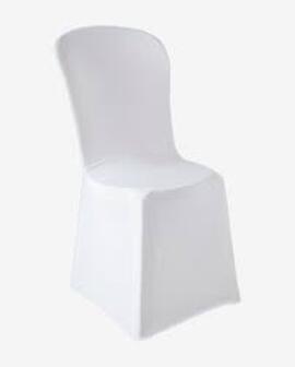 Housse de chaise Miami lycra blanc