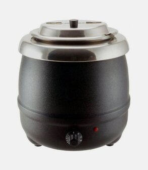 Marmite à soupe éléctrique 8/10 litres noire<br> 375 W