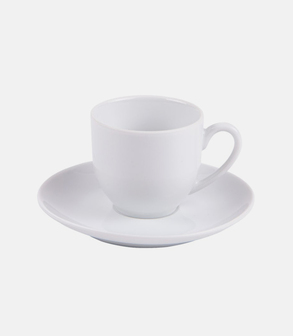 Tasse et sous tasse à café Metropolitan 10 cl<br> (par 24)