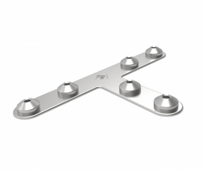 Connecteur BeMatrix 3D 90° (Angle T)<br> 6 pins D30