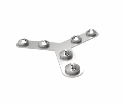 Connecteur BeMatrix 3D 120° (Y)<br> 6 pins D30