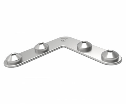 Connecteur BeMatrix 2D 90° (angle)<br> 4 pins D30