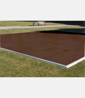 Piste de danse ext finition brun noir (le m²)<br> 1 m x 1 m ep 22 mm vernis phénolique