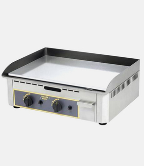 PLANCHA60 Plaque à snacker électrique 60 cm inox<br> 2 x 3000 W