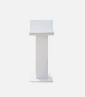 Pupitre de ceremonie bois blanc