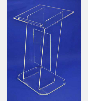 Pupitre plexi Altuglas prestige PUG<br> 75 x 55 cm H 117 cm