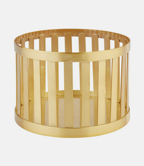 Rehausseur doré soléa Ø 21 cm  H20 cm