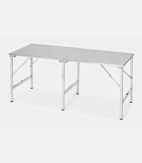 Table inox pliante traiteur<br> 200 x 80 cm H 90 cm