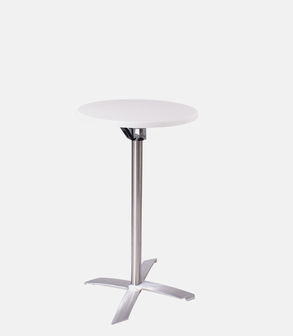 Table mange-debout pied droit Ø 60 cm<br> H 110 cm