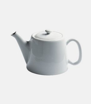 Théière porcelaine 3 pax standard<br> 75 cl H 11 cm 6 tasses